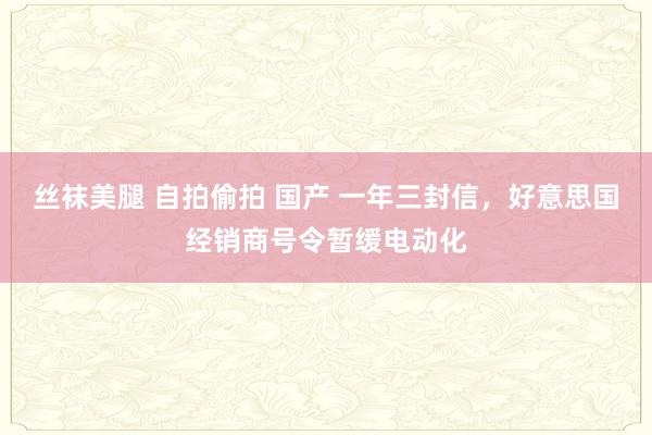 丝袜美腿 自拍偷拍 国产 一年三封信，好意思国经销商号令暂缓电动化