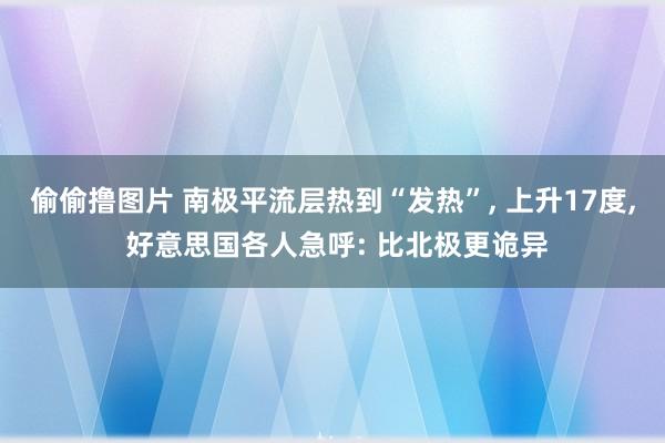 偷偷撸图片 南极平流层热到“发热”， 上升17度， 好意思国各人急呼: 比北极更诡异