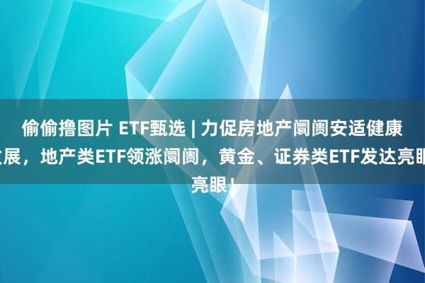 偷偷撸图片 ETF甄选 | 力促房地产阛阓安适健康发展，地产类ETF领涨阛阓，黄金、证券类ETF发达亮眼！