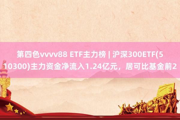 第四色vvvv88 ETF主力榜 | 沪深300ETF(510300)主力资金净流入1.24亿元，居可比基金前2