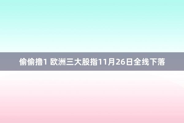 偷偷撸1 欧洲三大股指11月26日全线下落