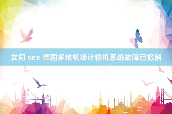 女同 sex 德国多地机场计较机系统故障已撤销