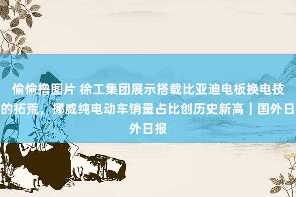 偷偷撸图片 徐工集团展示搭载比亚迪电板换电技能的拓荒，挪威纯电动车销量占比创历史新高｜国外日报